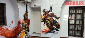 graffitis jerez motos vino patio